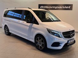 Mercedes-Benz V 300d 4MATIC 3.2t Ex.lång AMG 360 Burmester 7-sits, Momsbil