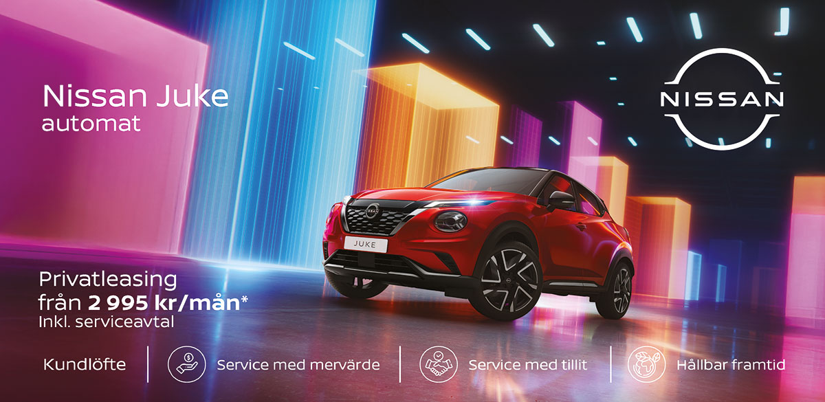 Nissan Juke hos Bilkompaniet - Kampanjpris q2-2026