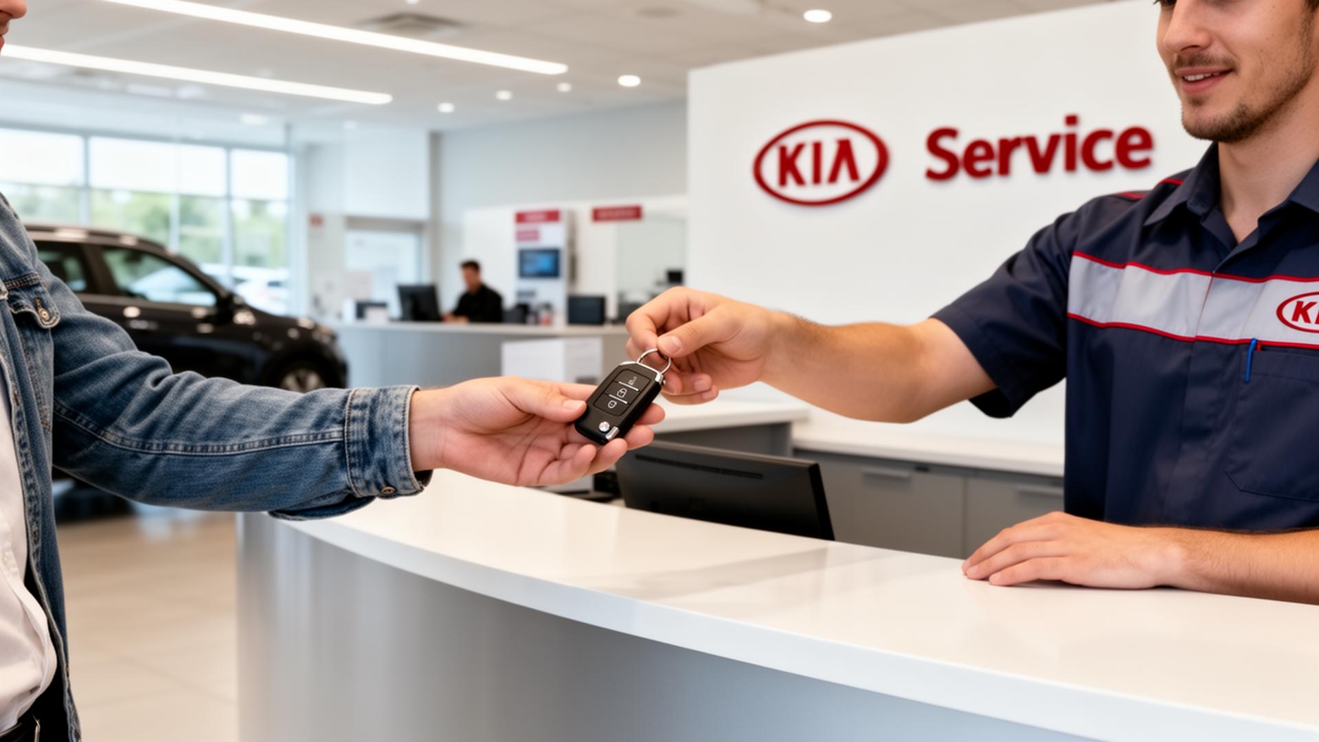 Kia nyckelinlämning service