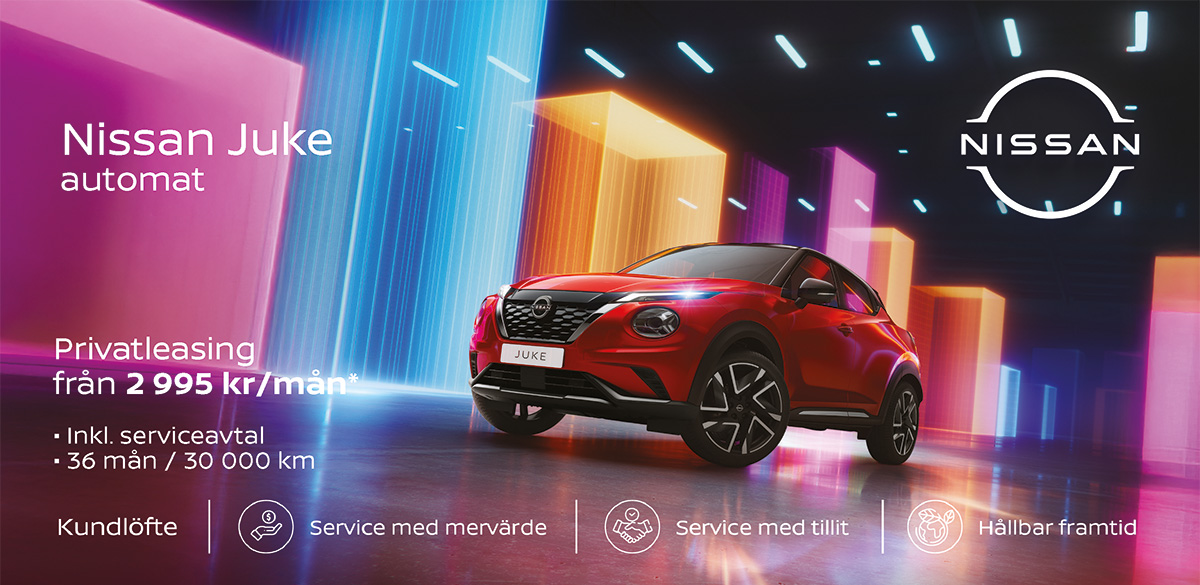 Nissan Juke hos Bilkompaniet - Kampanjpris q3-2026