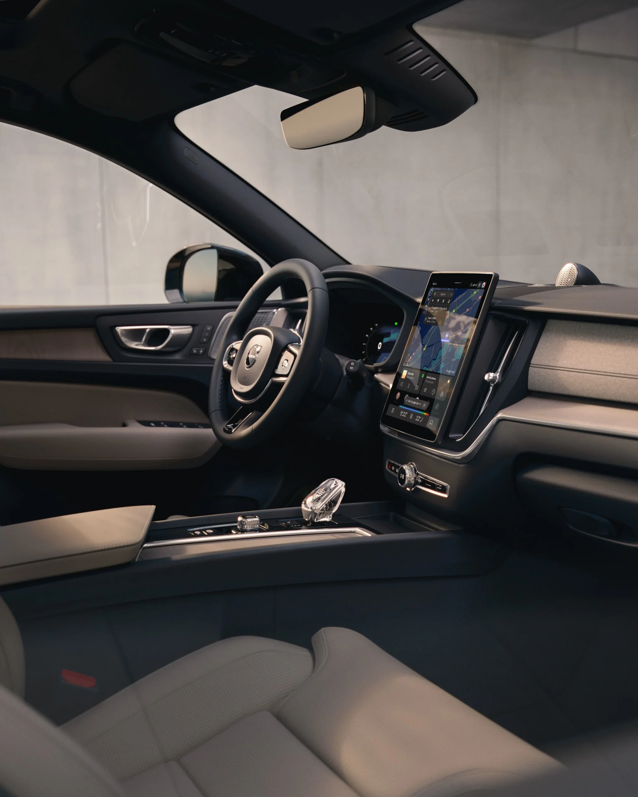 Interiören i nya Volvo XC60 Long Range laddhybrid